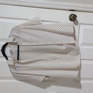 White button up blouse